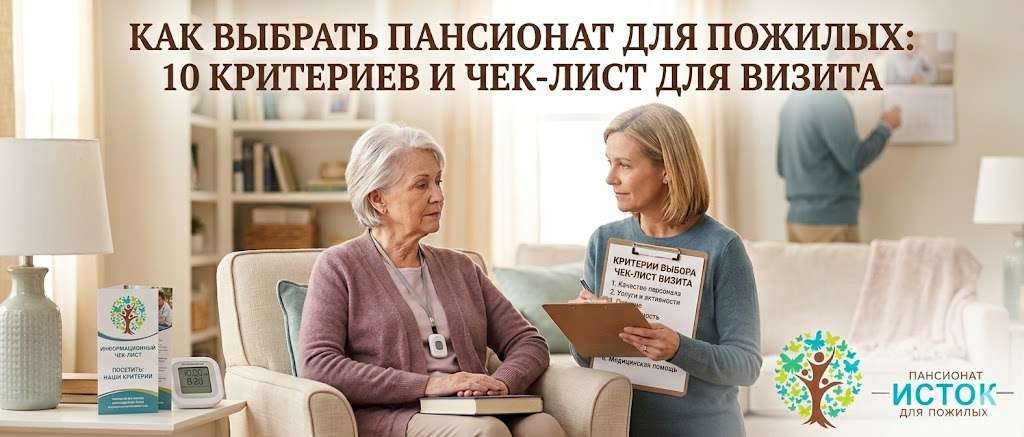 Как выбрать пансионат для пожилых